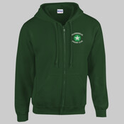 MRC Zipped Hoodie - Forest Green